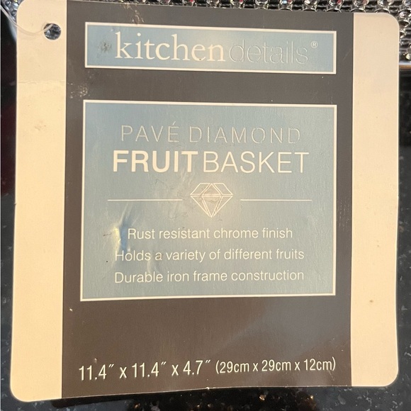 PAVE DIAMOND 3 PIECE KITCHEN ACCESSORIES. - Picture 7 of 8